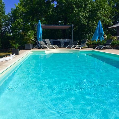 Maison De Campagne Avec Piscine Béduer Esterno foto
