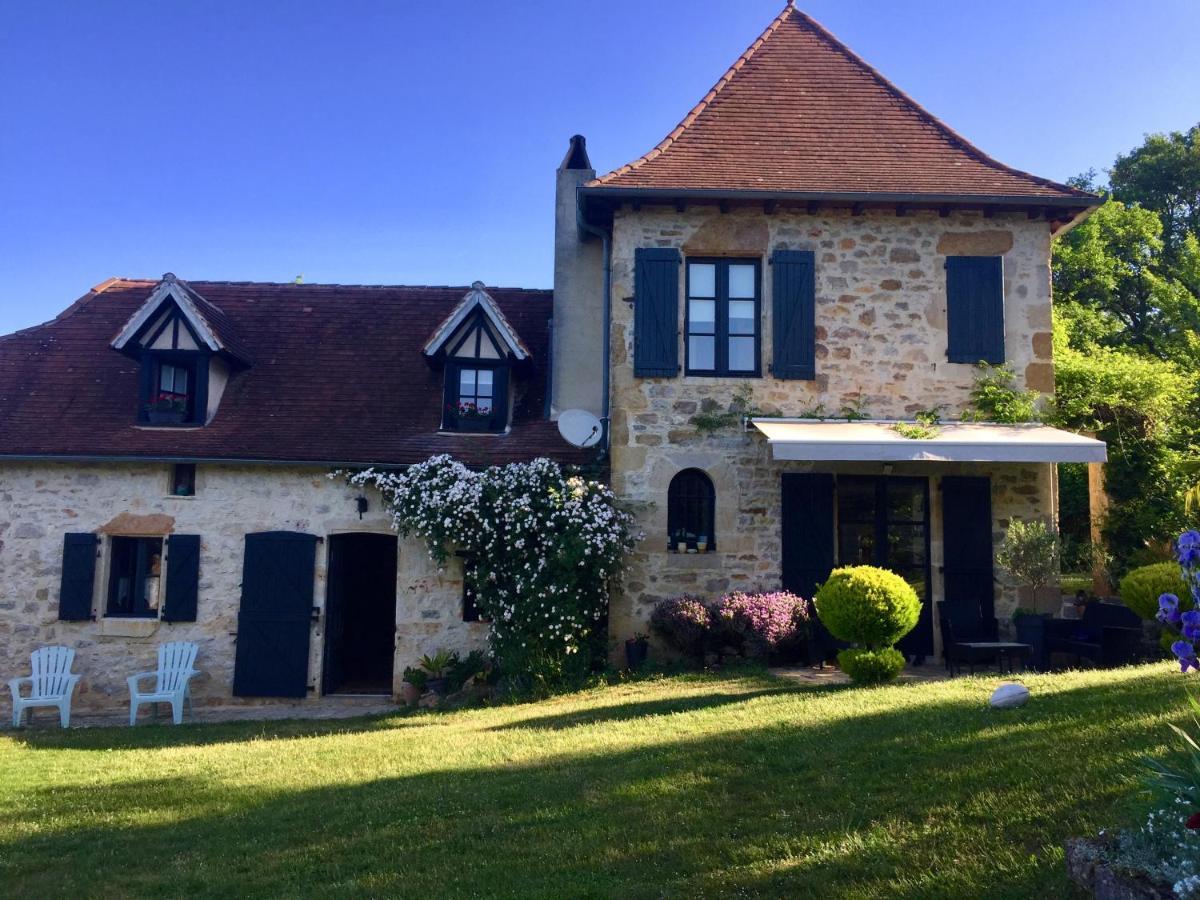 Maison De Campagne Avec Piscine Béduer Esterno foto