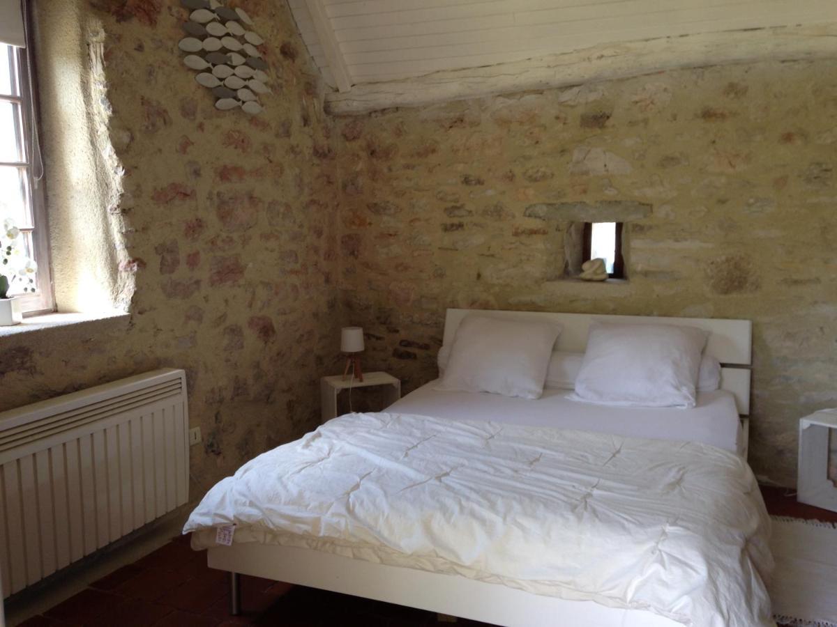 Maison De Campagne Avec Piscine Béduer Esterno foto