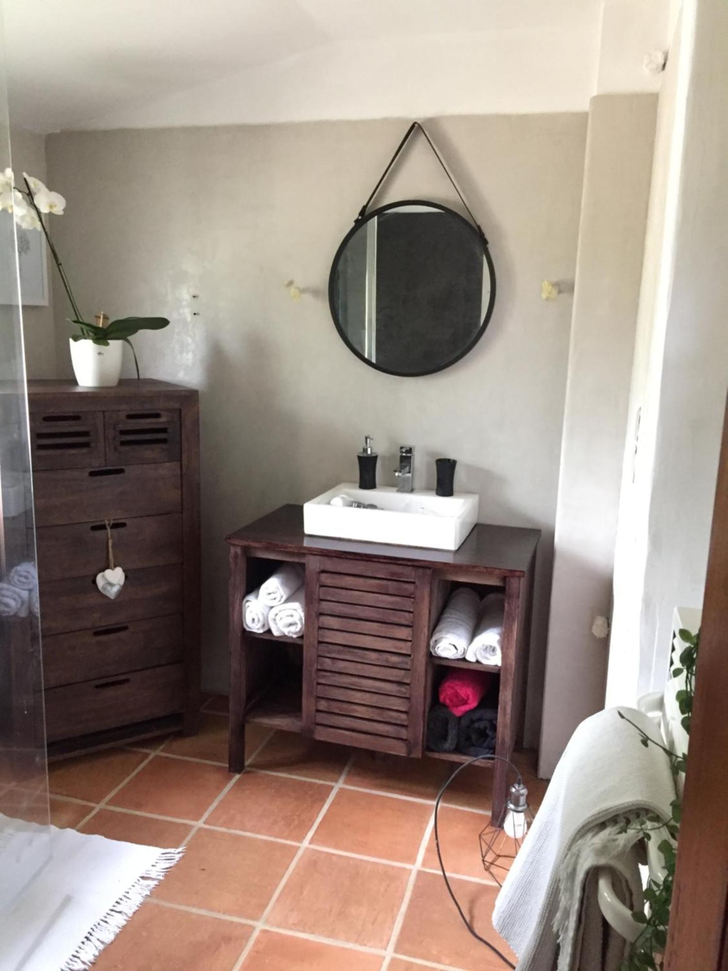 Maison De Campagne Avec Piscine Béduer Esterno foto